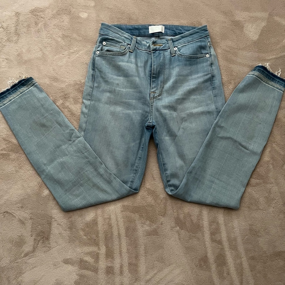 Blue Skinny Jeans with Tapered Fit